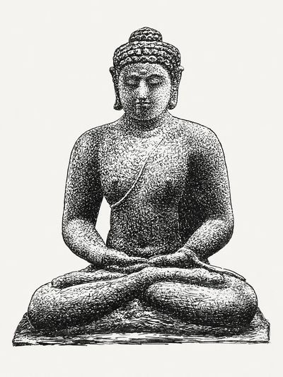 Buddha Borobudur (ca. 1891–1941) drawing.