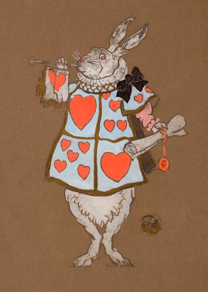 White Rabbit Herald's Costume Design. poster detail
