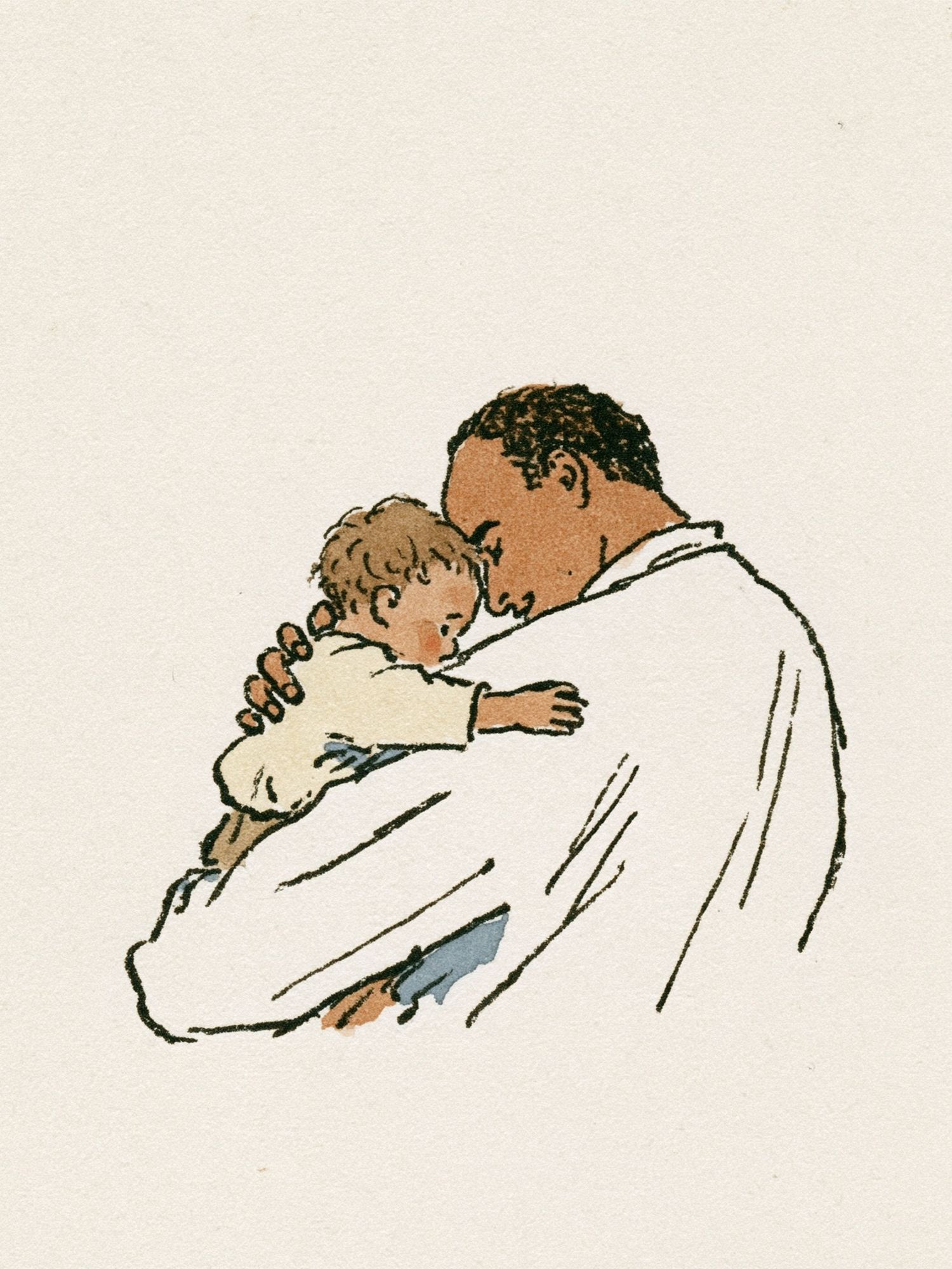 Tender Embrace Illustration Poster. poster detail