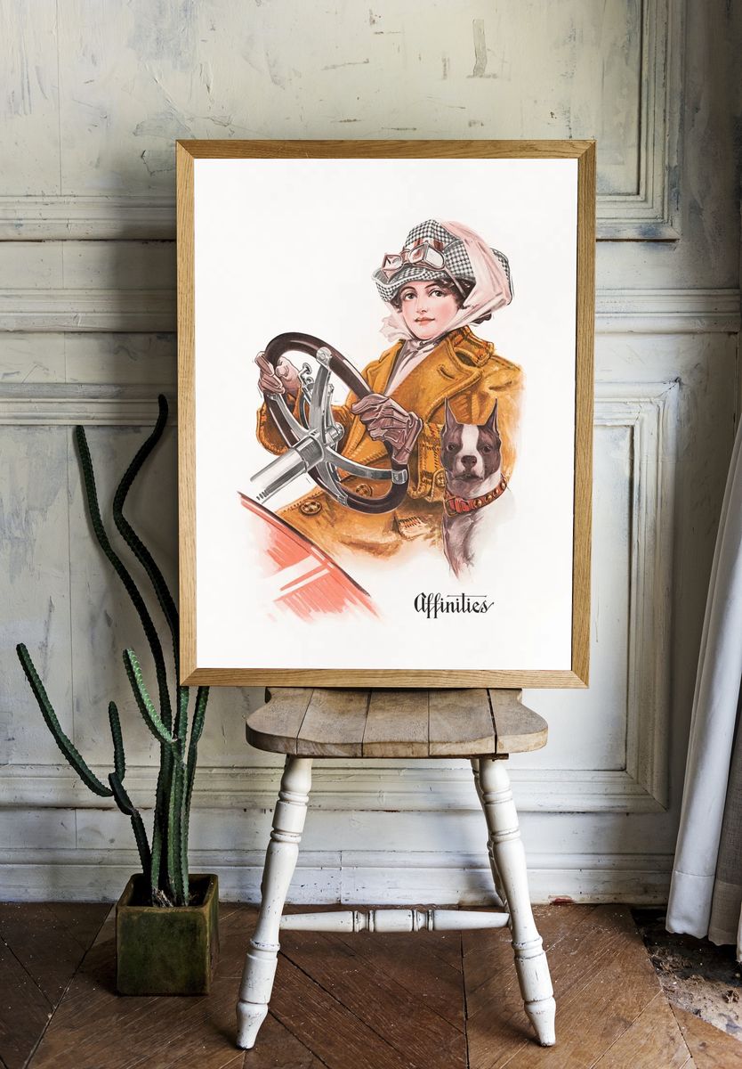 Affinities Fashion Illustration Poster room preview