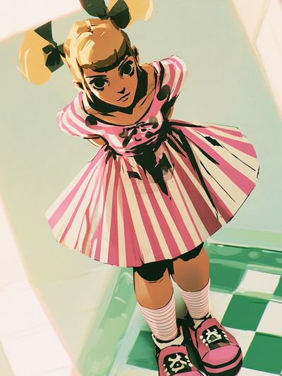 Alice in Wonderland Illustration Poster. poster