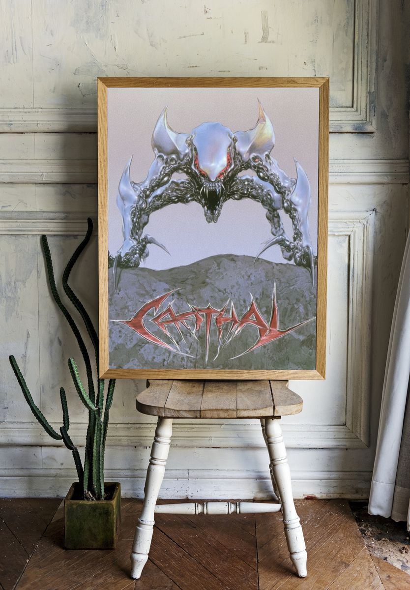 Crystall Demonic Creature Poster. room preview