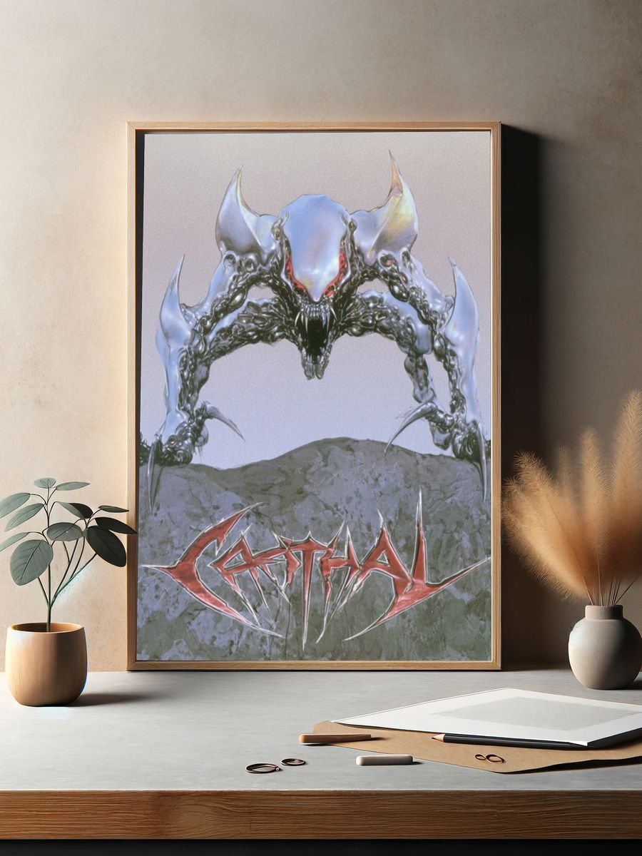 Crystall Demonic Creature Poster. — room view 2
