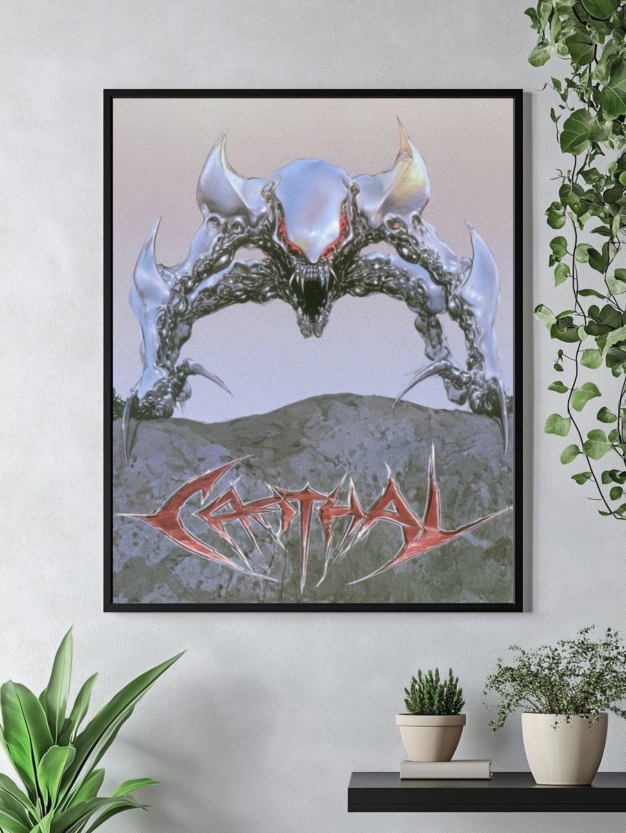 Crystall Demonic Creature Poster. — room view 4