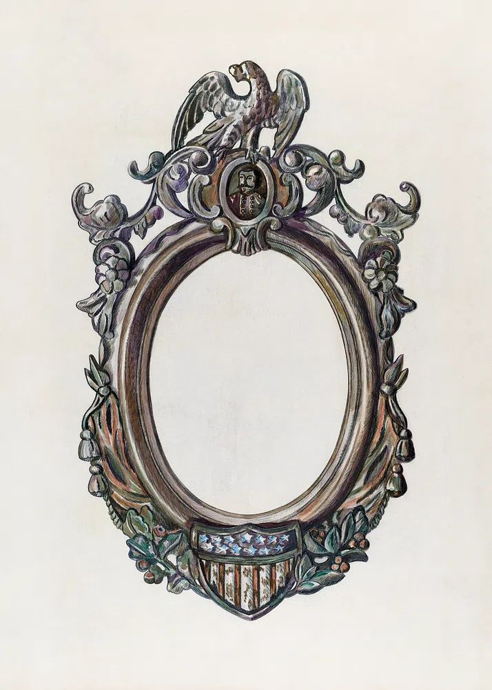 Picture Frame (ca. 1937) Katherine. poster — illustration art