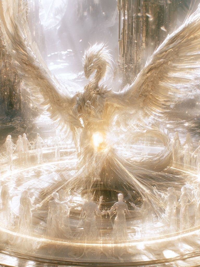 Celestial Dragon Ascension Print. poster detail