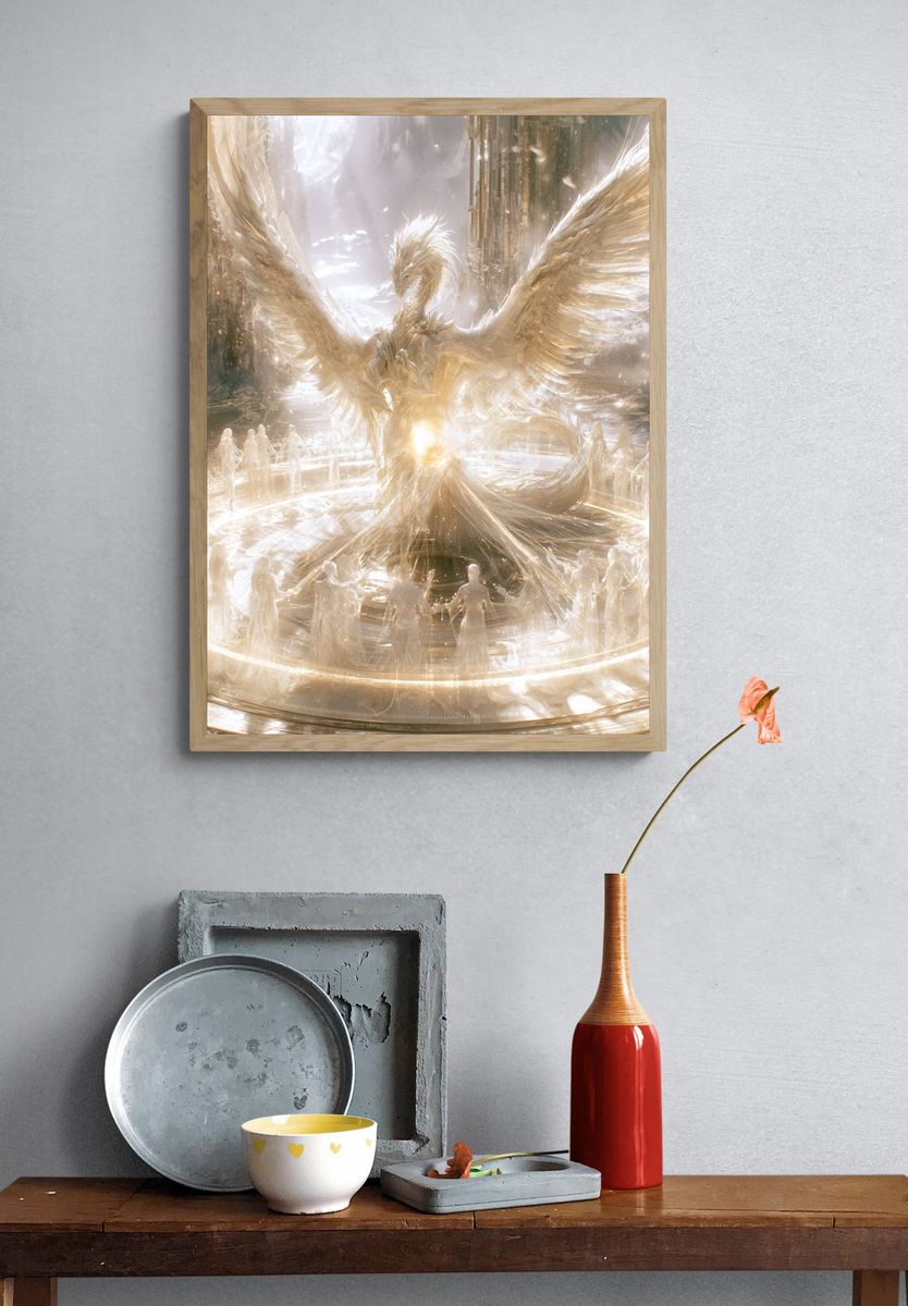 Celestial Dragon Ascension Print. — room view 3