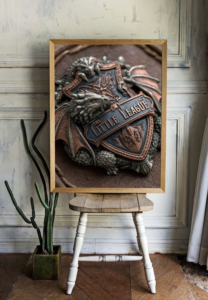 The Little League Dragon Poster. room preview
