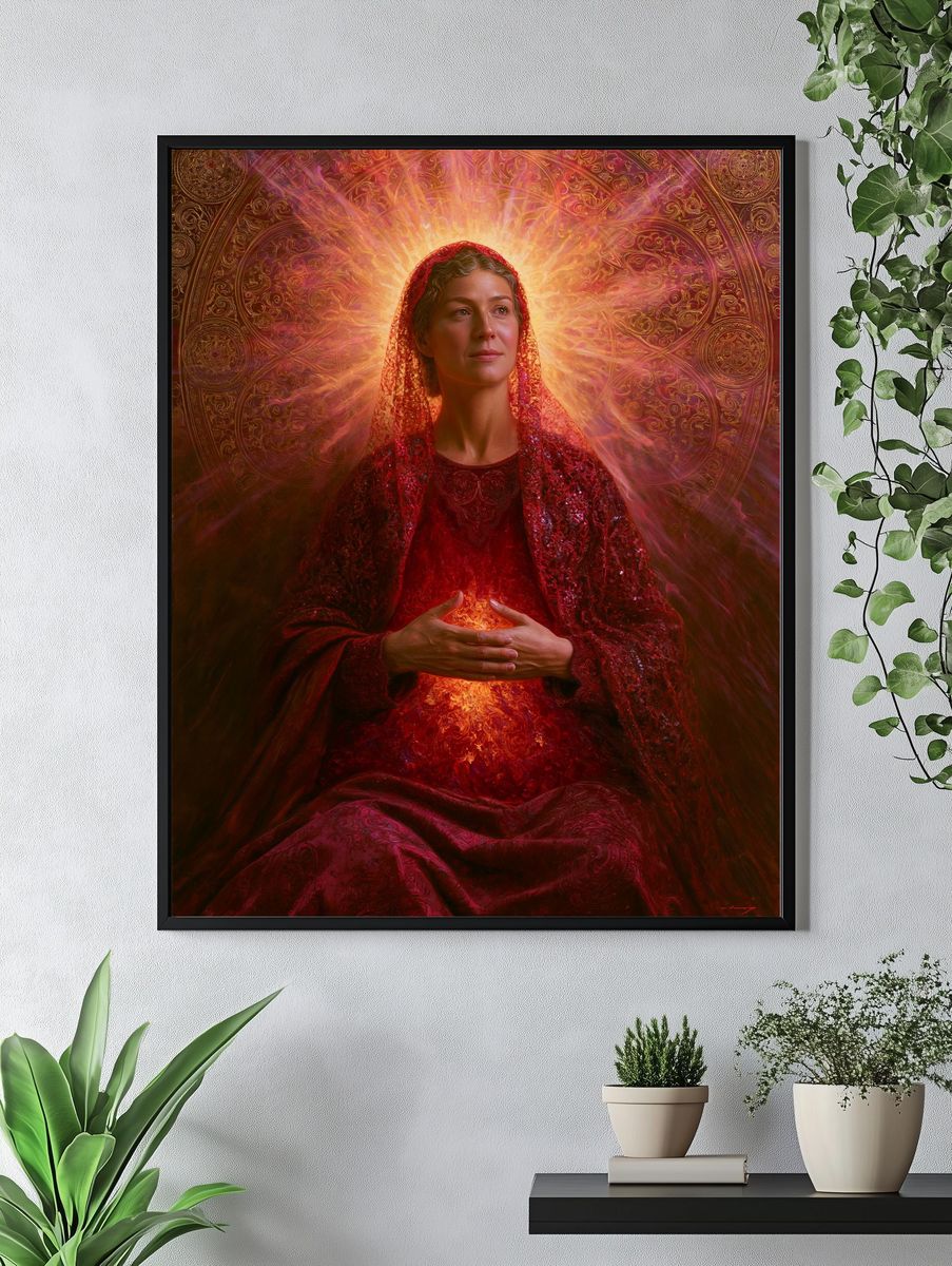 Mystic Woman Portrait Print. — room view 4