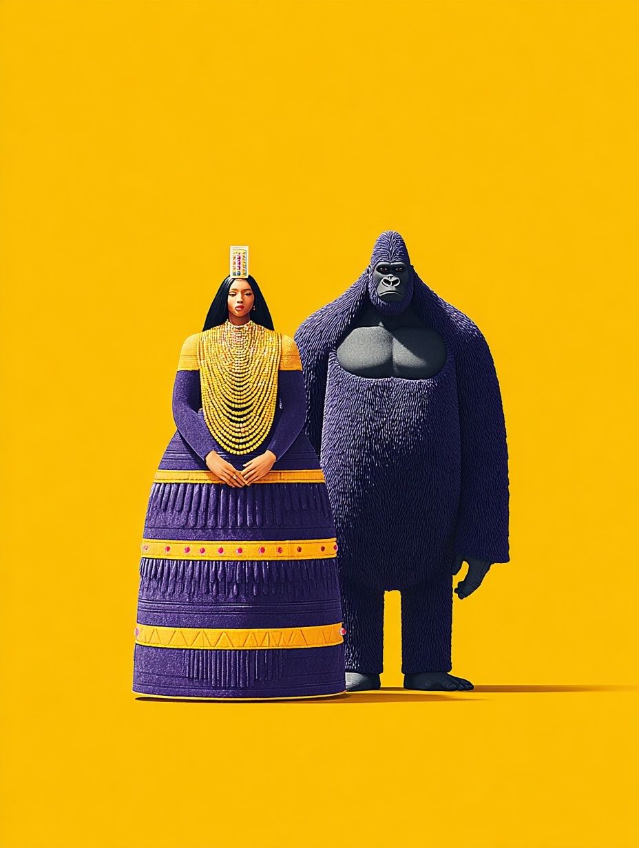 Stylized Characters — Illustration Print. poster — illustration art