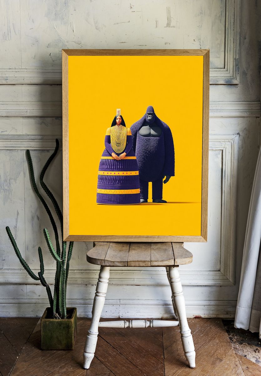 Stylized Characters — Illustration Print room preview