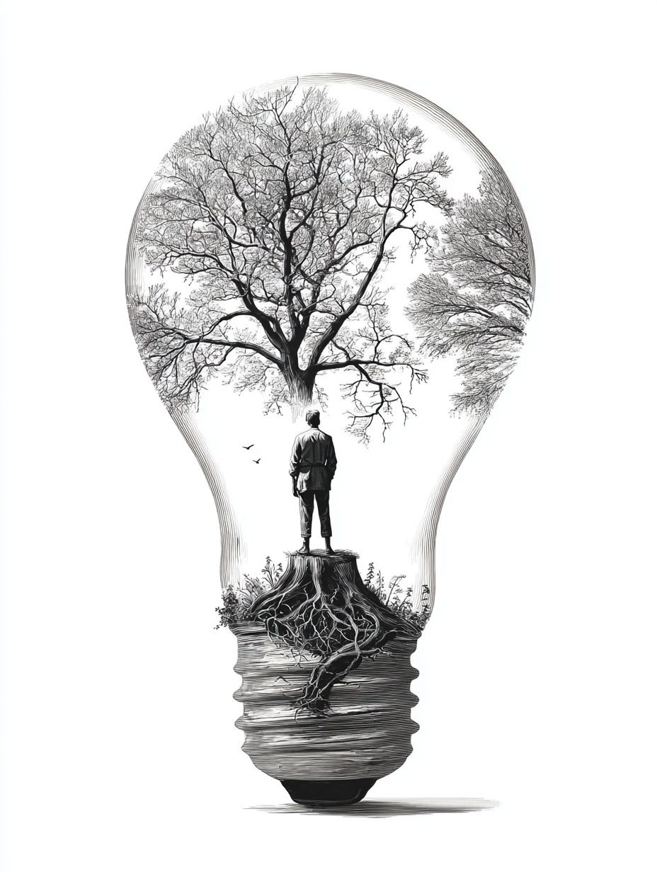 Tree of Life — Illustration Print. poster — illustration art