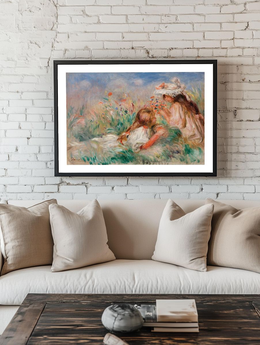 Auguste Renoir art print printable. — room view 1
