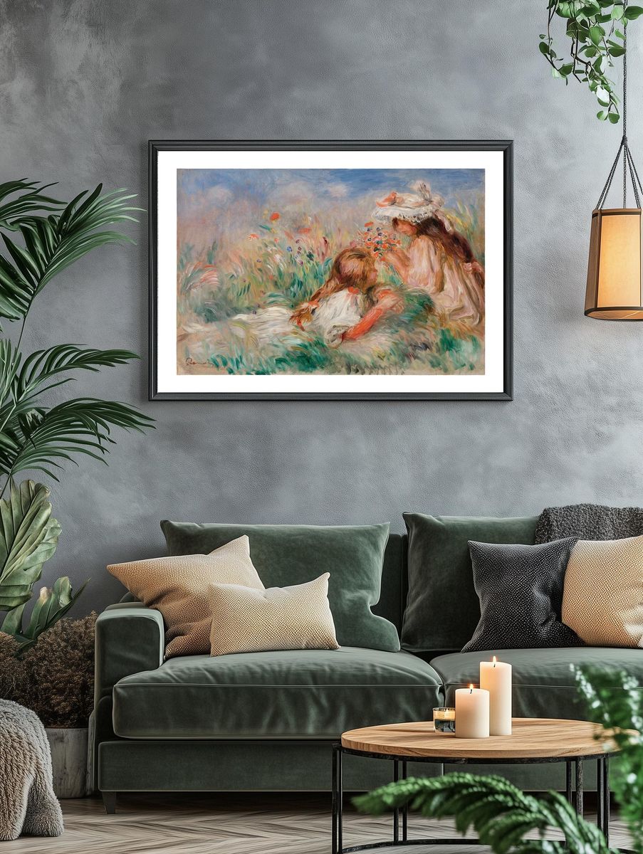Auguste Renoir art print printable. — room view 4