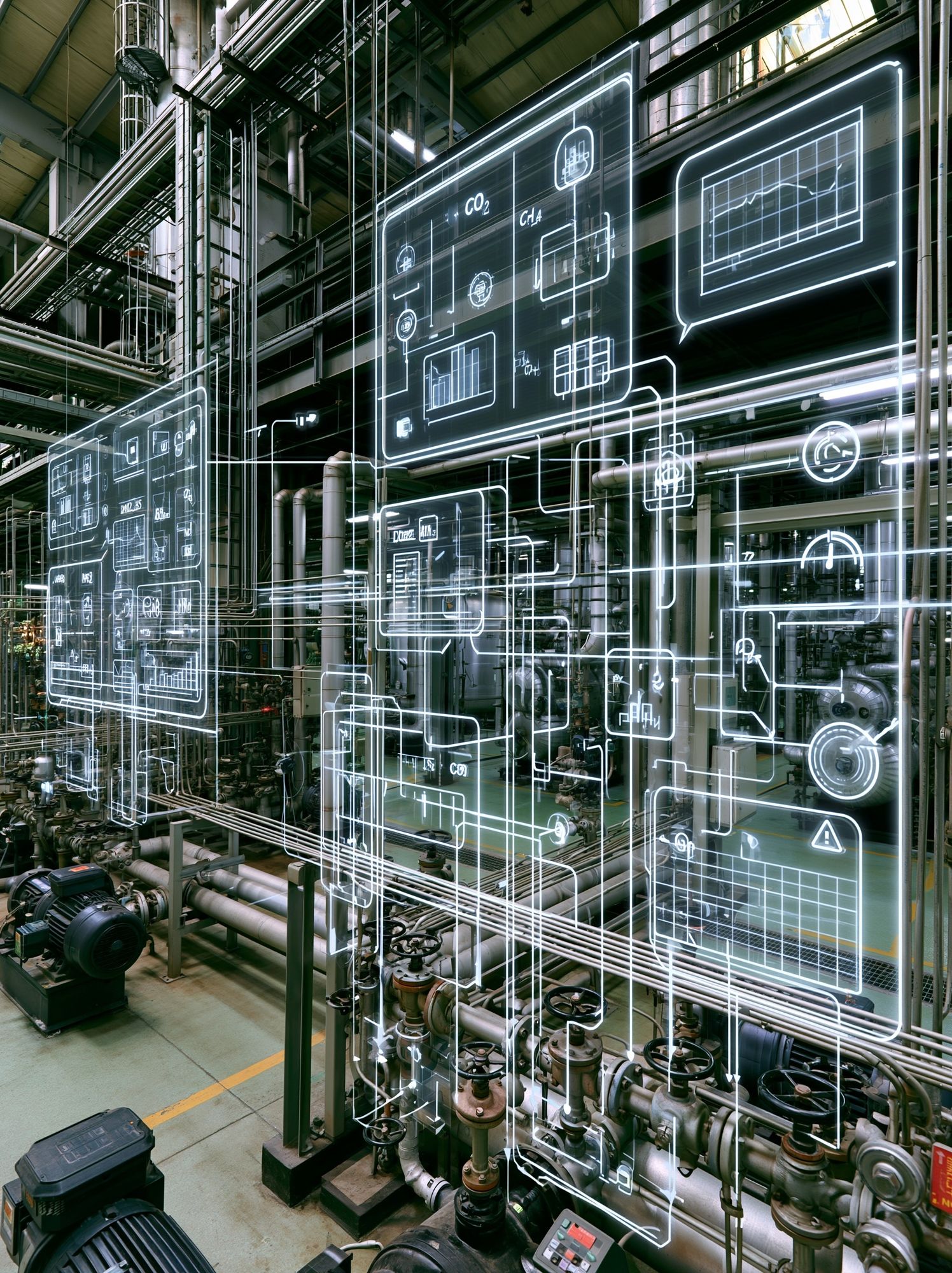 Industrial Data Network Photography Poster. poster — photography art