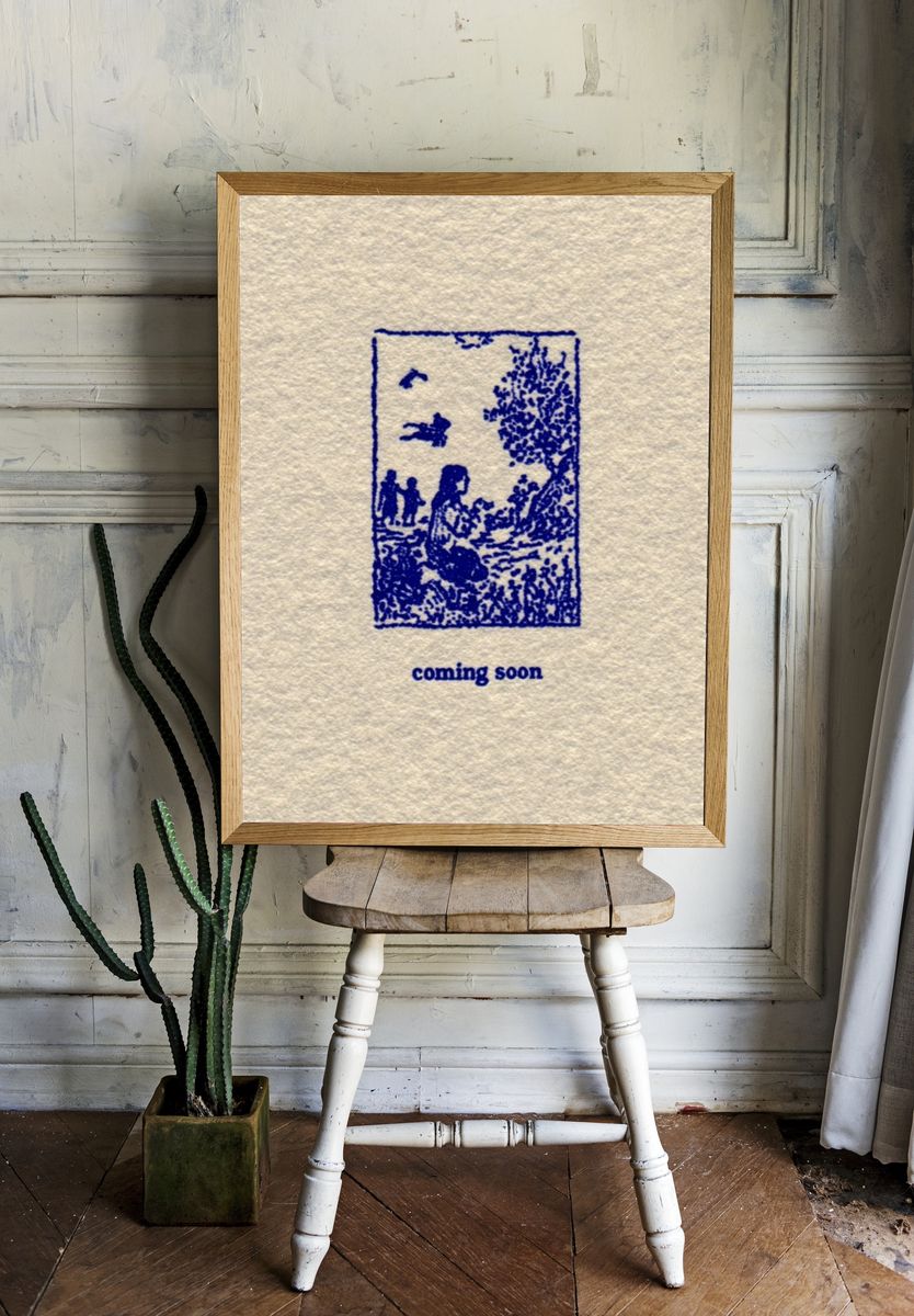 Serene Nature Scene — Illustration Print room preview