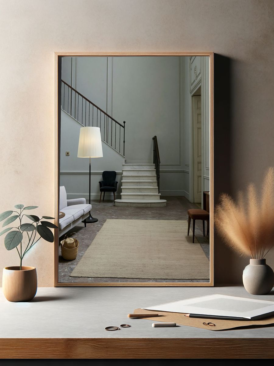 Elegant Staircase Interior Photography Poster. — room view 2