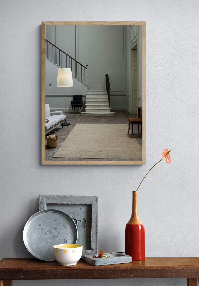 Elegant Staircase Interior Photography Poster. — room view 3