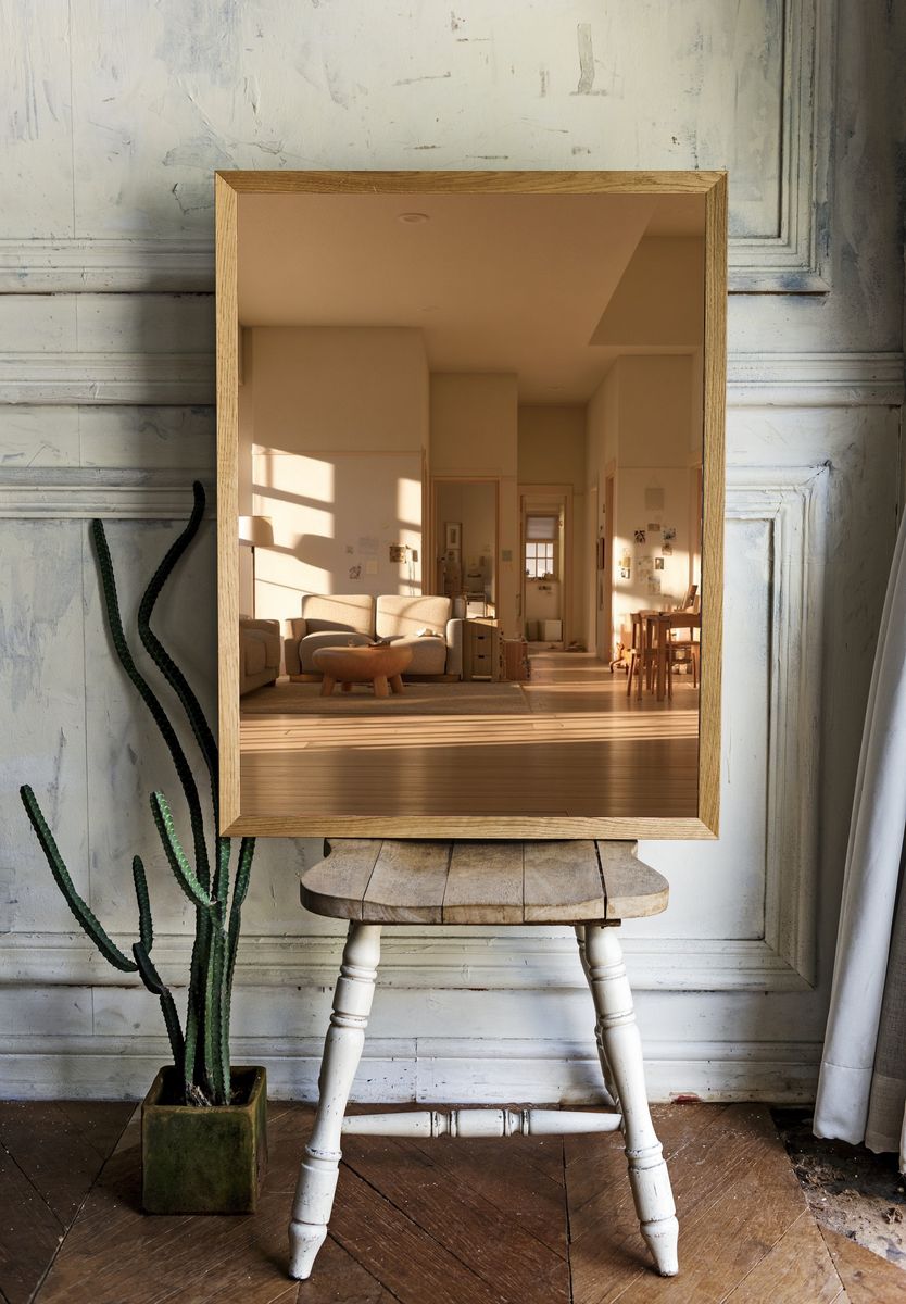 Sunlit Minimalist Interior Poster. — room view 1