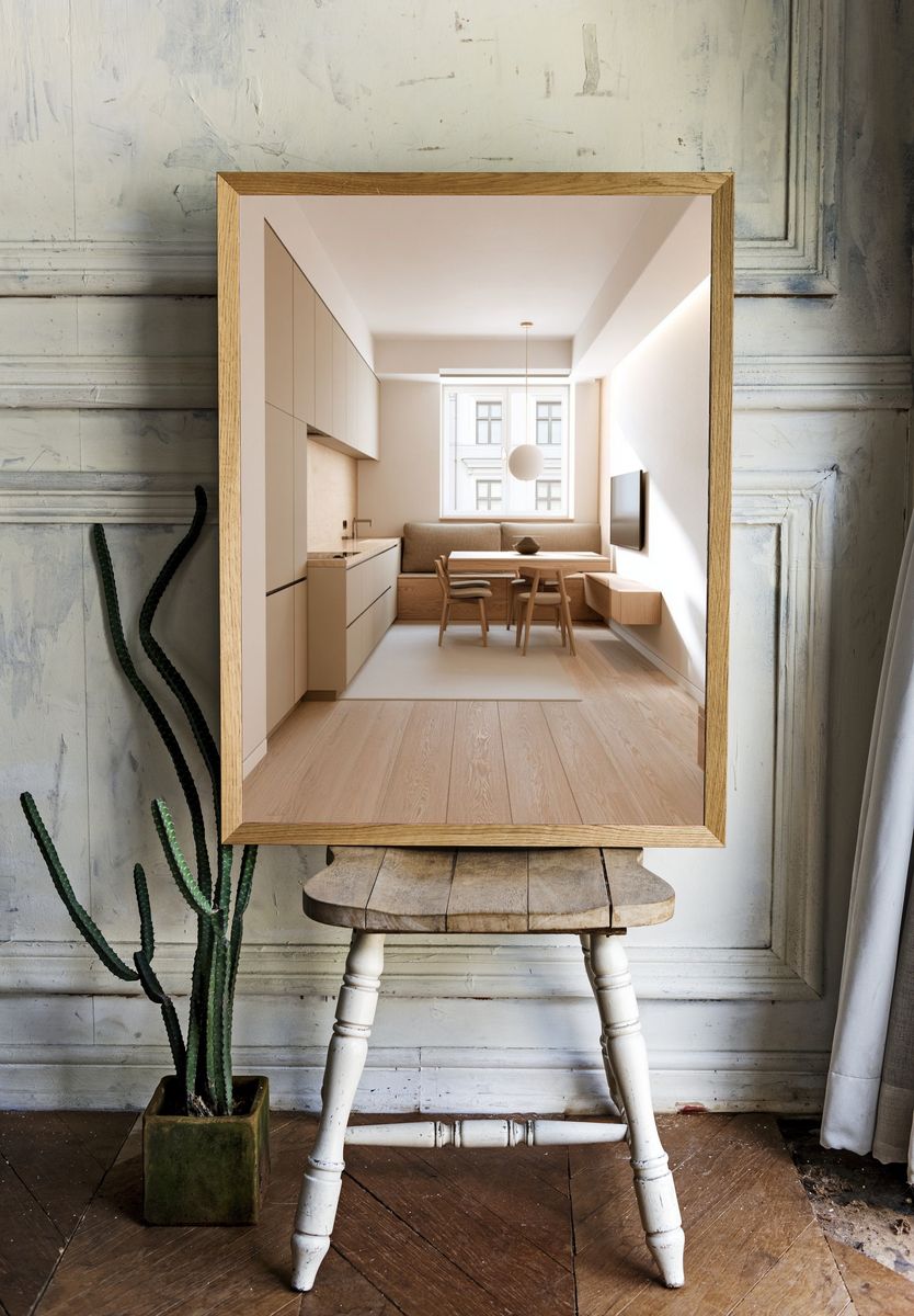 Minimalist Scandinavian Interior Poster. room preview