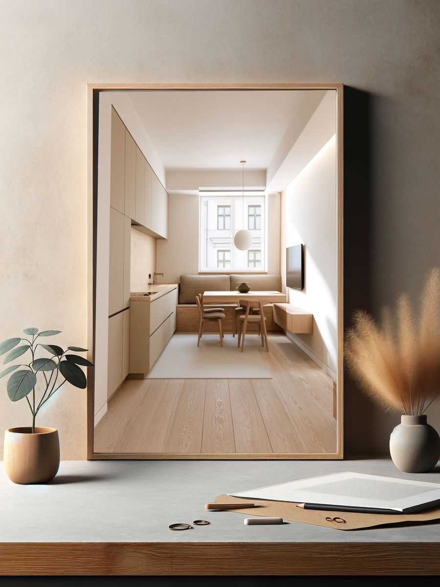Minimalist Scandinavian Interior Poster. — room view 2