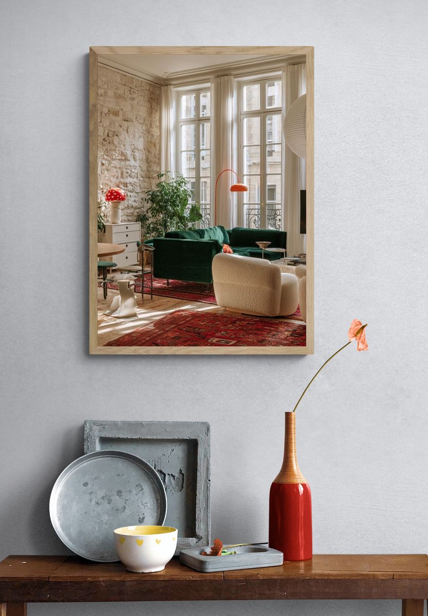 Parisian Loft Interior Photography Poster. — room view 3