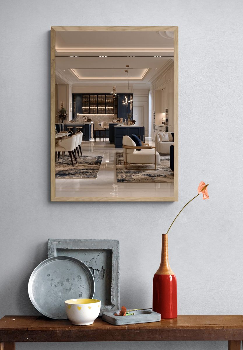 Luxury Modern Interior Photography Poster. — room view 3