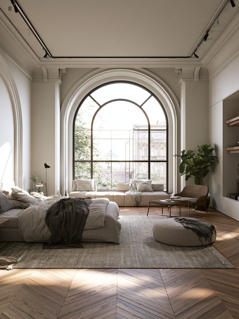Elegant Arched Interior Photography Poster. poster — photography art