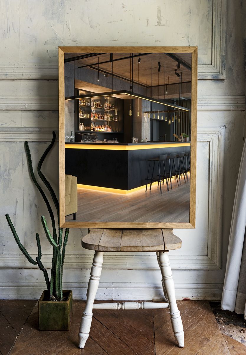 Modern Bar Interior Photography Poster. — room view 1