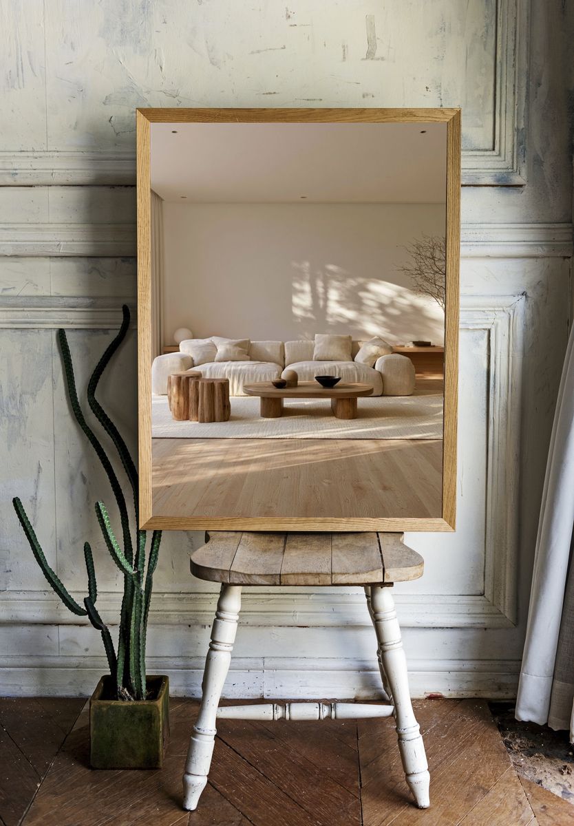 Japandi Living Room Interior Print. — room view 1