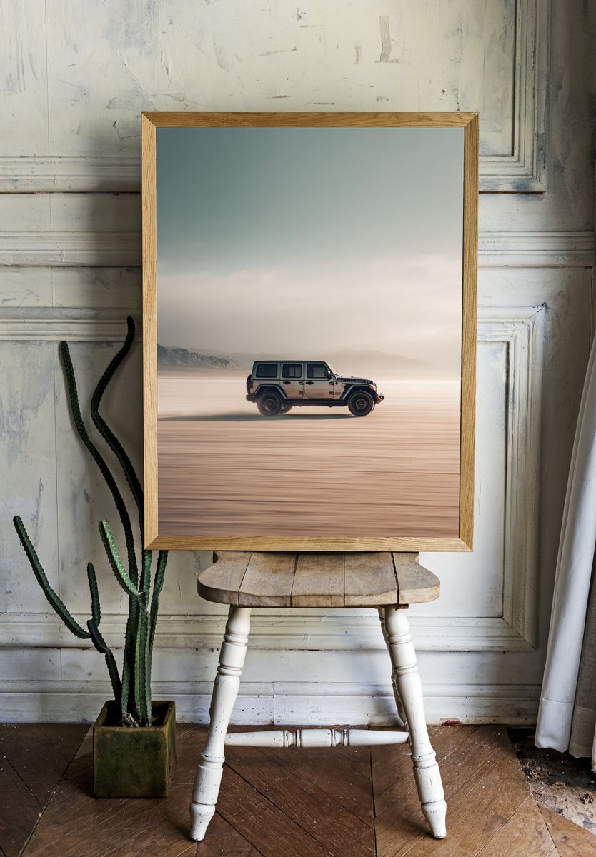 Jeep Adventure Photography Poster. — room view 1
