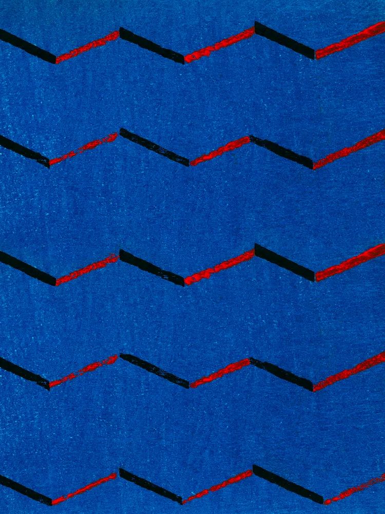 Vintage woodblock print Japanese textile. poster detail
