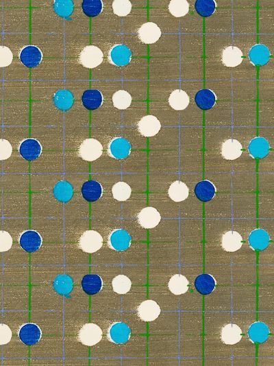 Vintage woodblock print Japanese textile.
