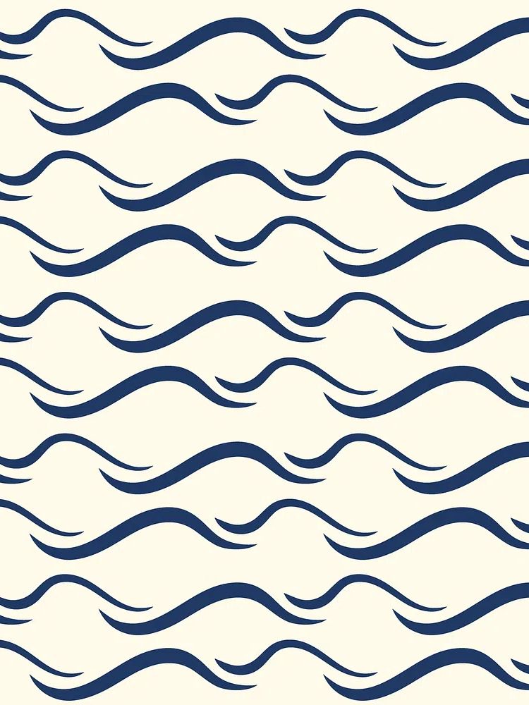 Seamless wave pattern background, beige abstract design — Art Print. poster detail