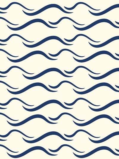 Seamless wave pattern background, beige abstract design — Art Print. poster print