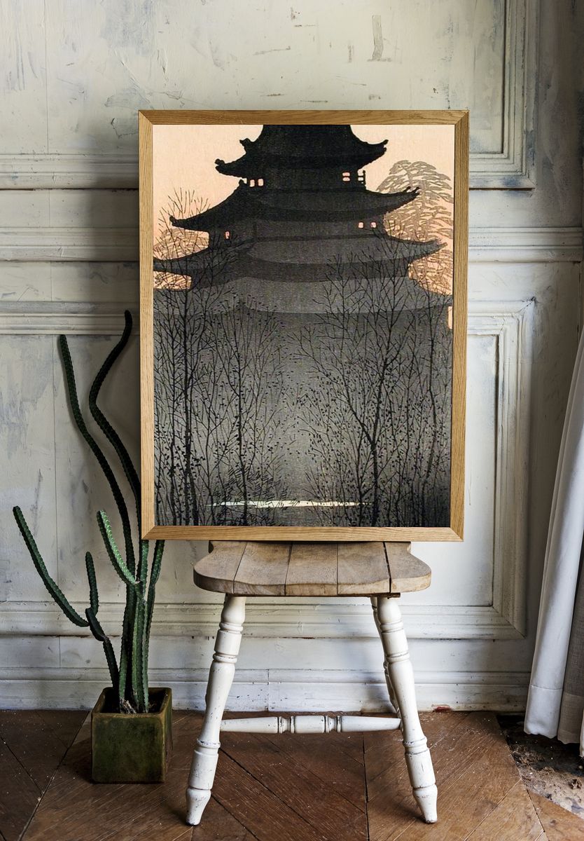 Nagoya Castle (ca.1932) print high. room preview
