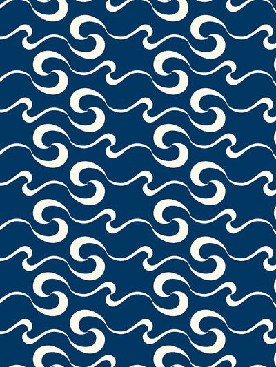 Abstract fluid pattern background, seamless sea wave — Art Print. poster