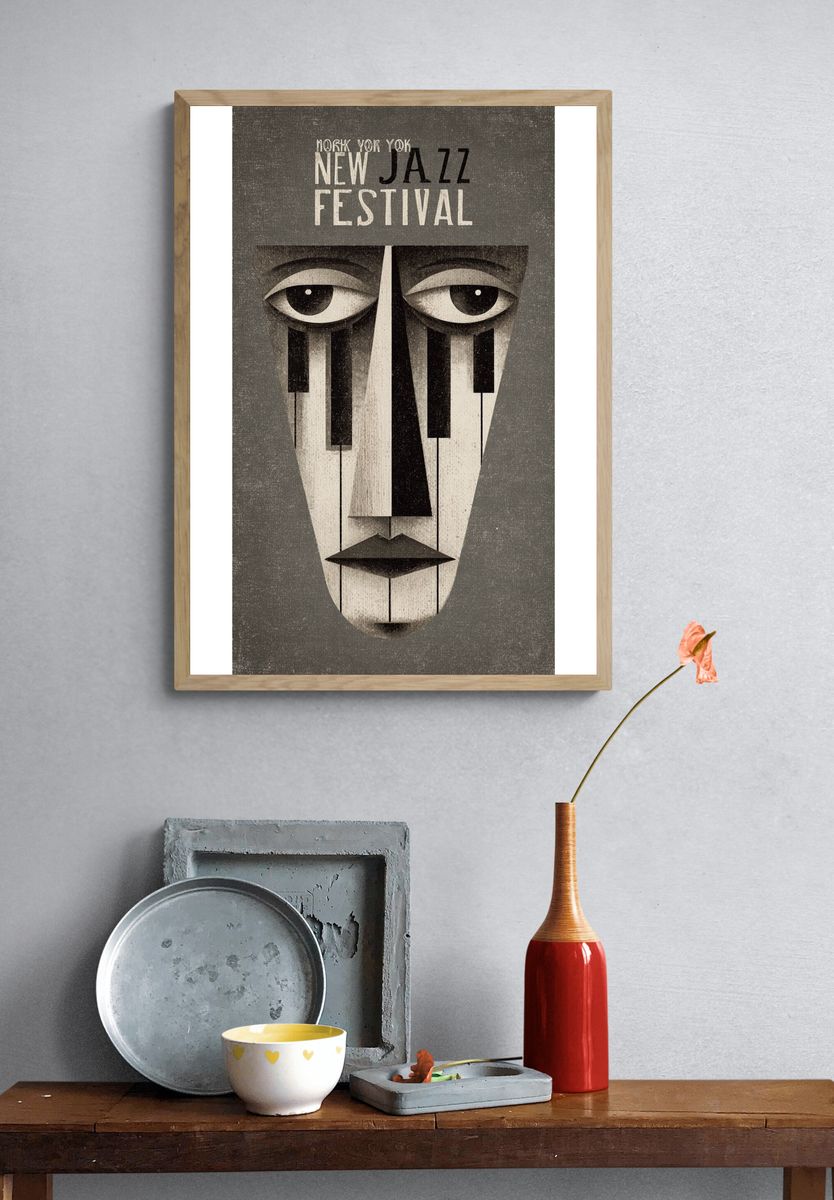 New Jazz Festival Poster. — room view 3