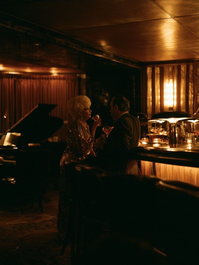 Jazz Club Night Photography Poster. poster detail