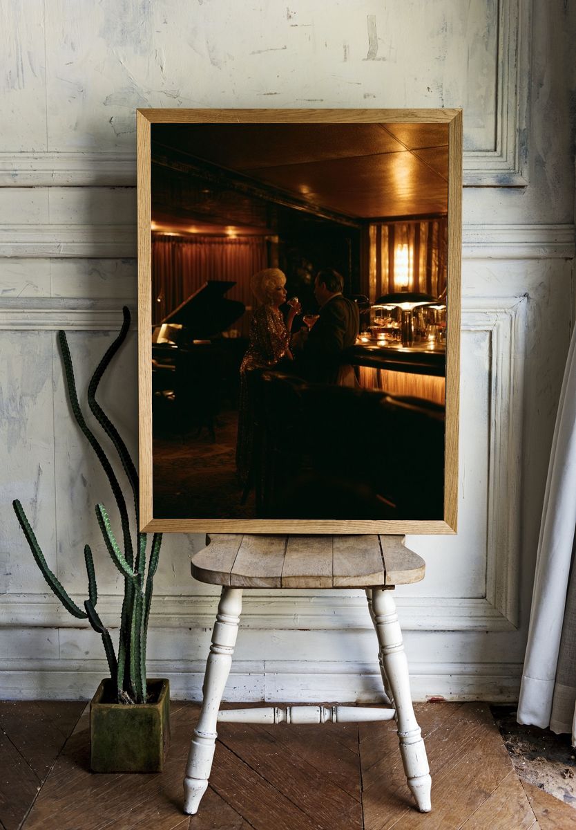 Jazz Club Night Photography Poster. room preview
