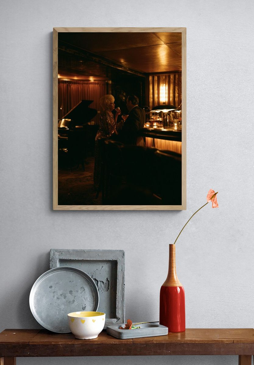 Jazz Club Night Photography Poster. — room view 3