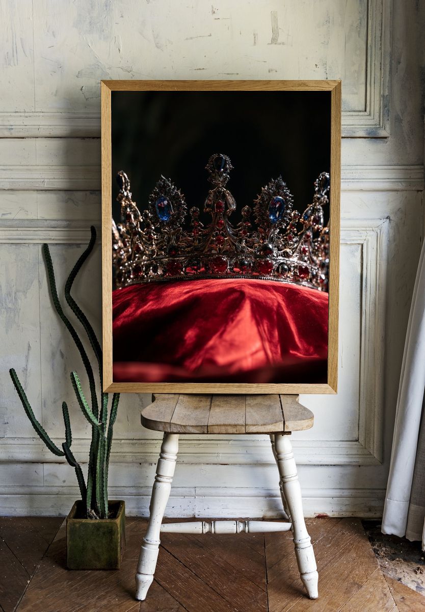 Jeweled Crown Photography Poster. — room view 1