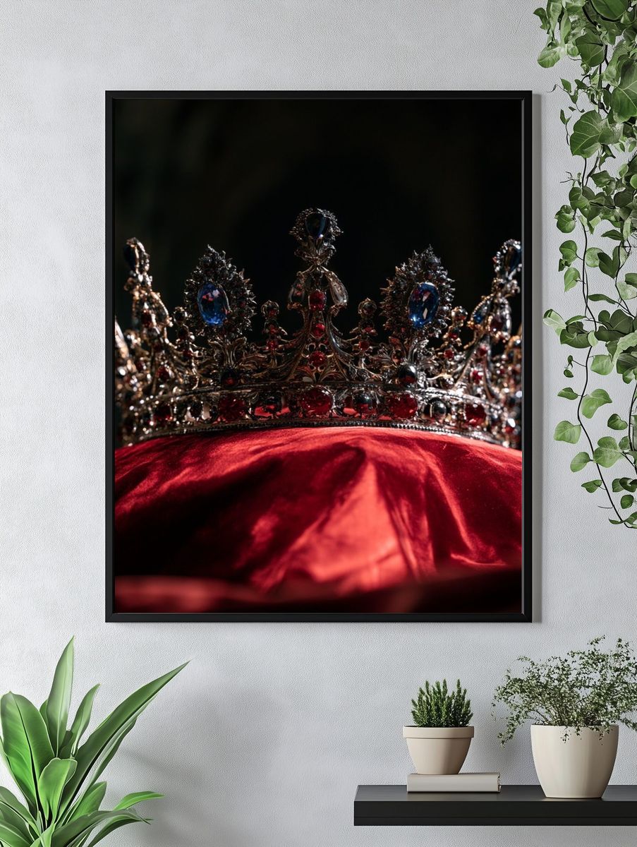Jeweled Crown Photography Poster. — room view 4