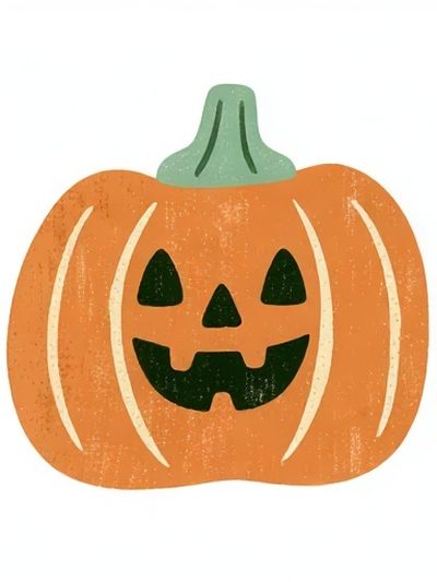 Jack-O'-Lantern Pumpkin Poster. poster