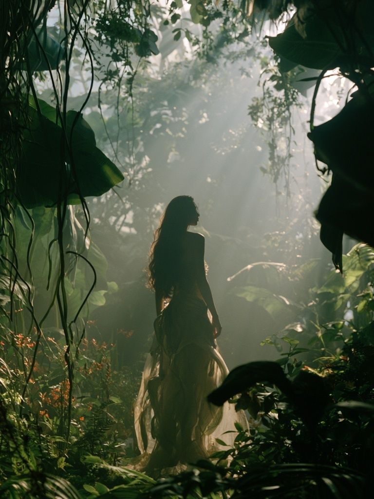 Jungle Silhouette Photography Poster. poster — photography art