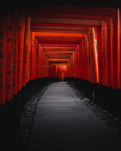Fushimi Inari Torii Tunnel Print. poster