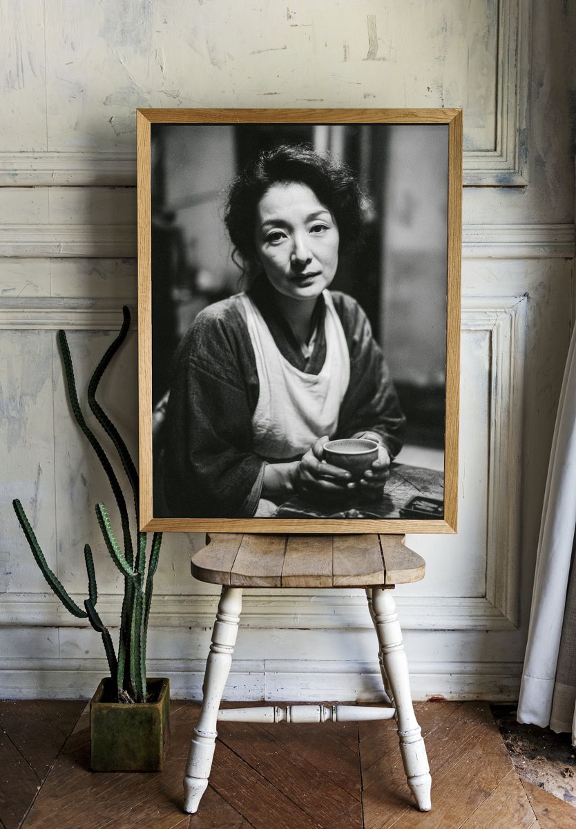 Japanese Portrait Photography Poster. — room view 1