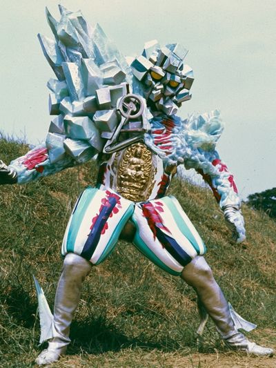 Kaiju Suit Hero Photography Poster.