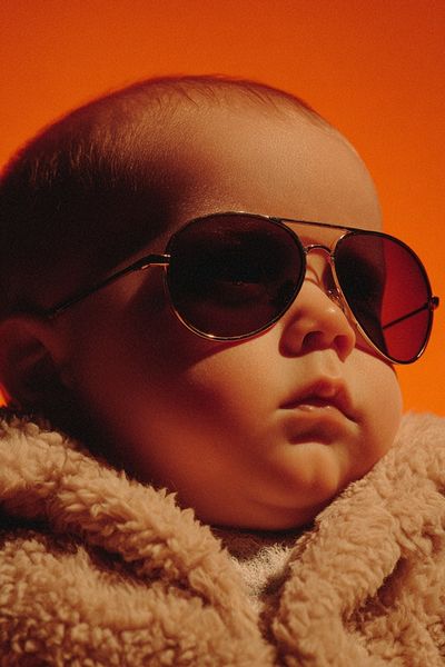 Cool Baby in Sunglasses — Photography Print. poster print