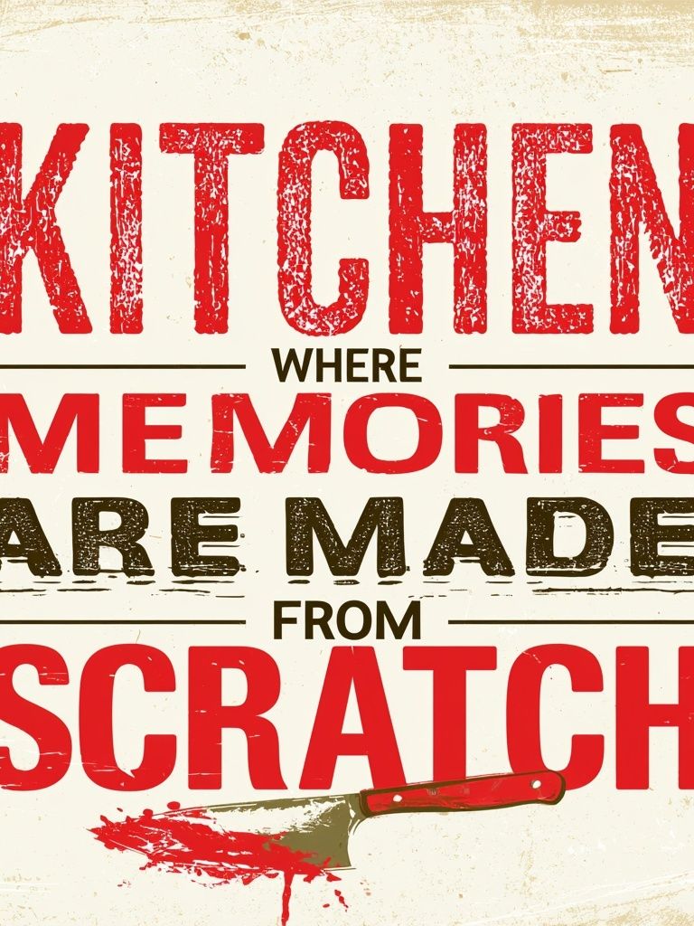 Kitchen Memories From Scratch Poster. poster detail